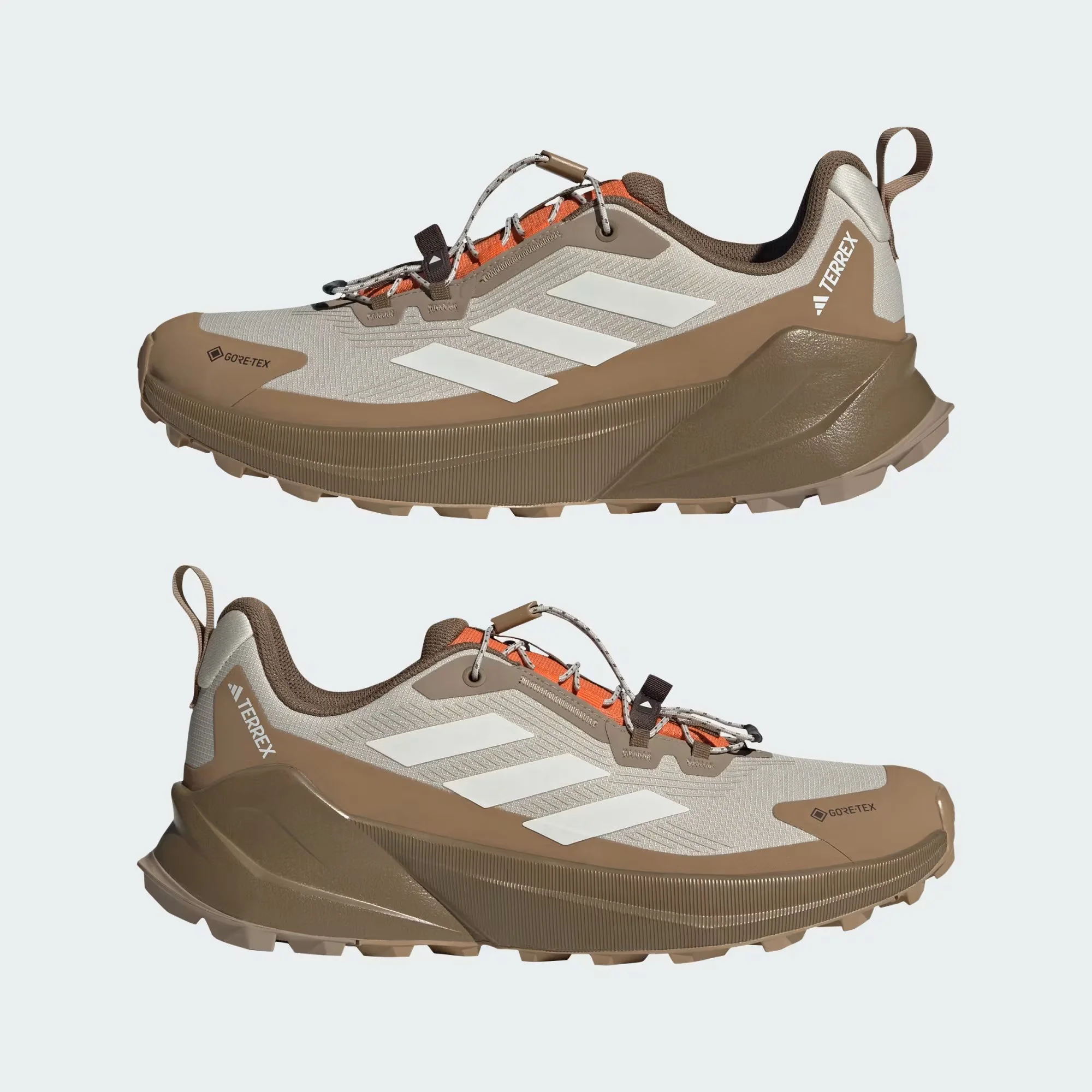 Adidas Terrex Men's Trailmaker 2 GORE-TEX Speed Lace Hiking Shoes Beige/Off White/Cardboard JR6573 - Image 7