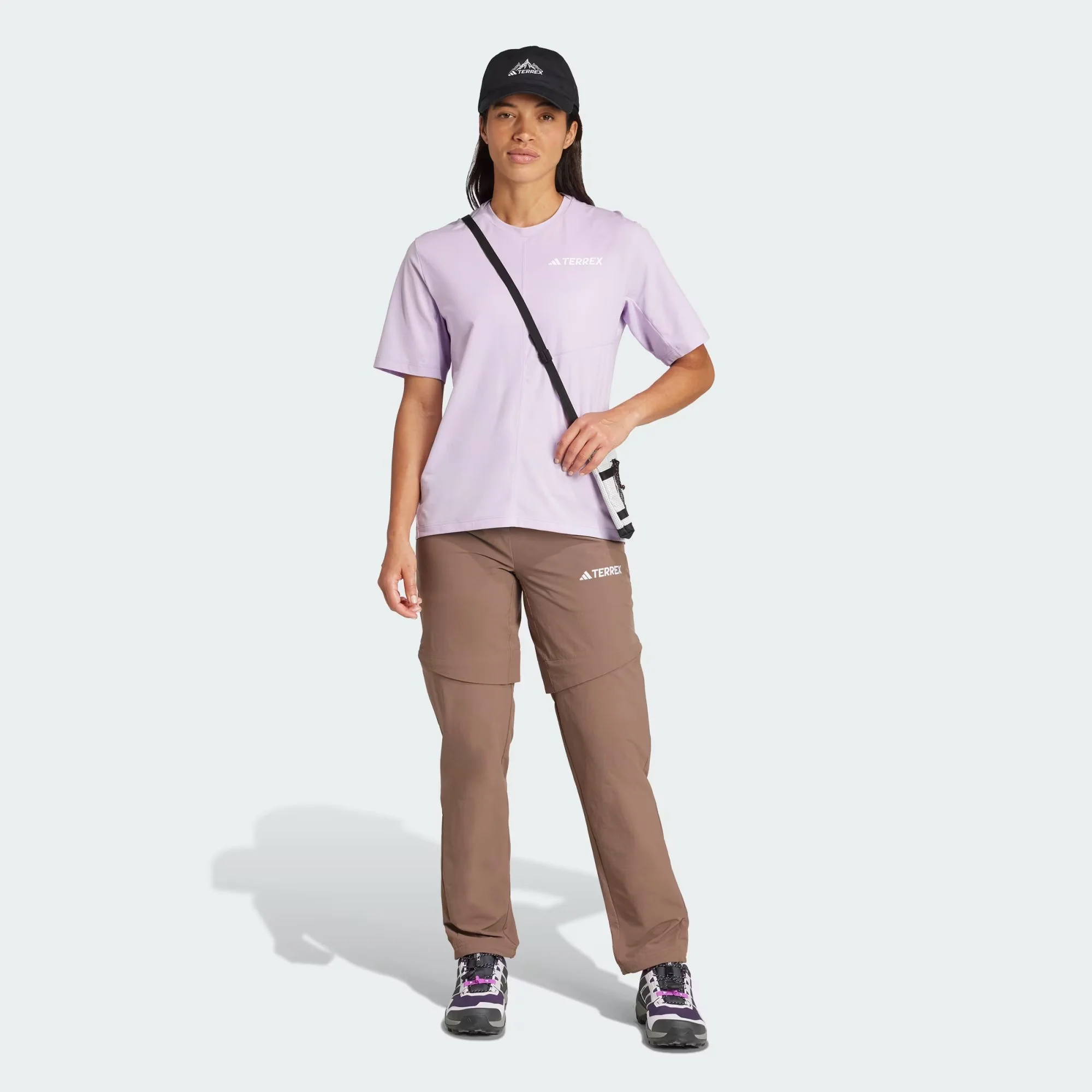 Adidas Terrex Women's Multi Climacool Tee Powder Plum JN3890 - Image 4