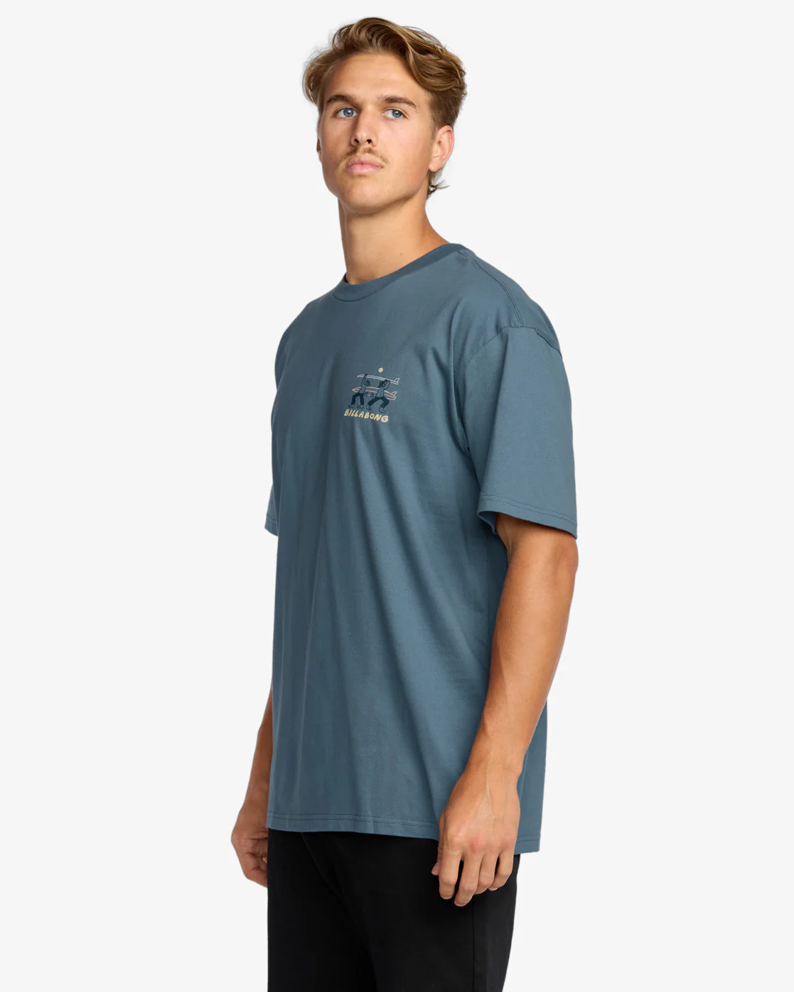 Billabong Men's Split The Peak Reagular T-Shirt Steel Blue 24A353522-SSB - Image 5