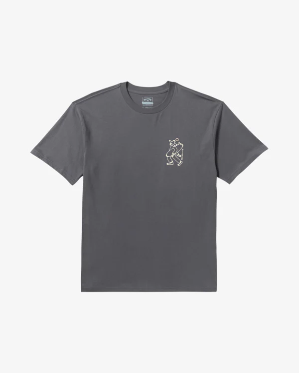 Billabong Men's Up The Beach Regular T-Shirt Char 24A353523-CRC - Image 6