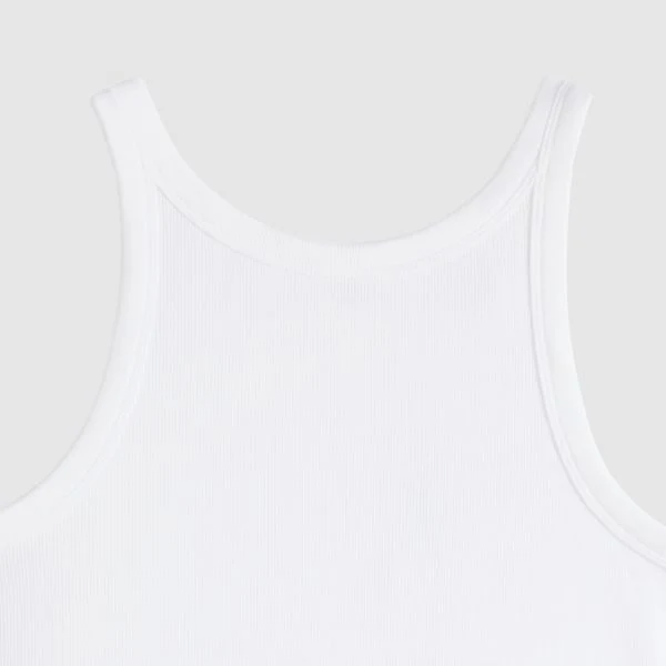 Levi's Women's Essential Ribbed Tank Top White 005IN0000 - Image 6
