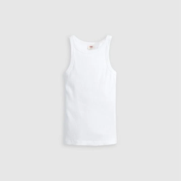 Levi's Women's Racer Tank White A33810000 - Image 5