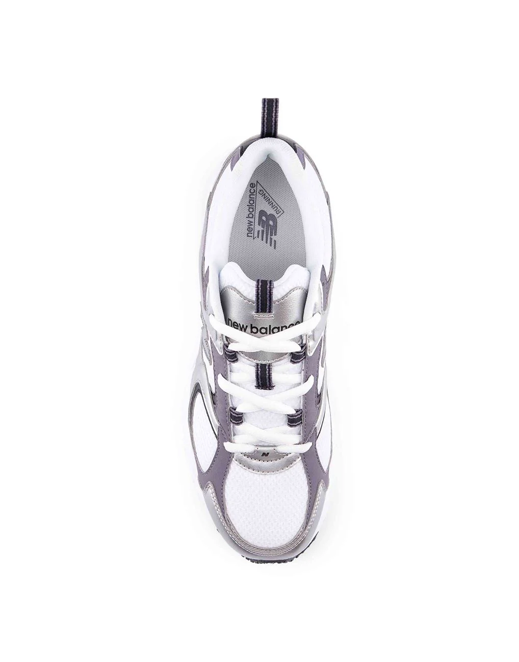 New Balance Unisex 408 Shoes Silver/Purple U4086LR - Image 4