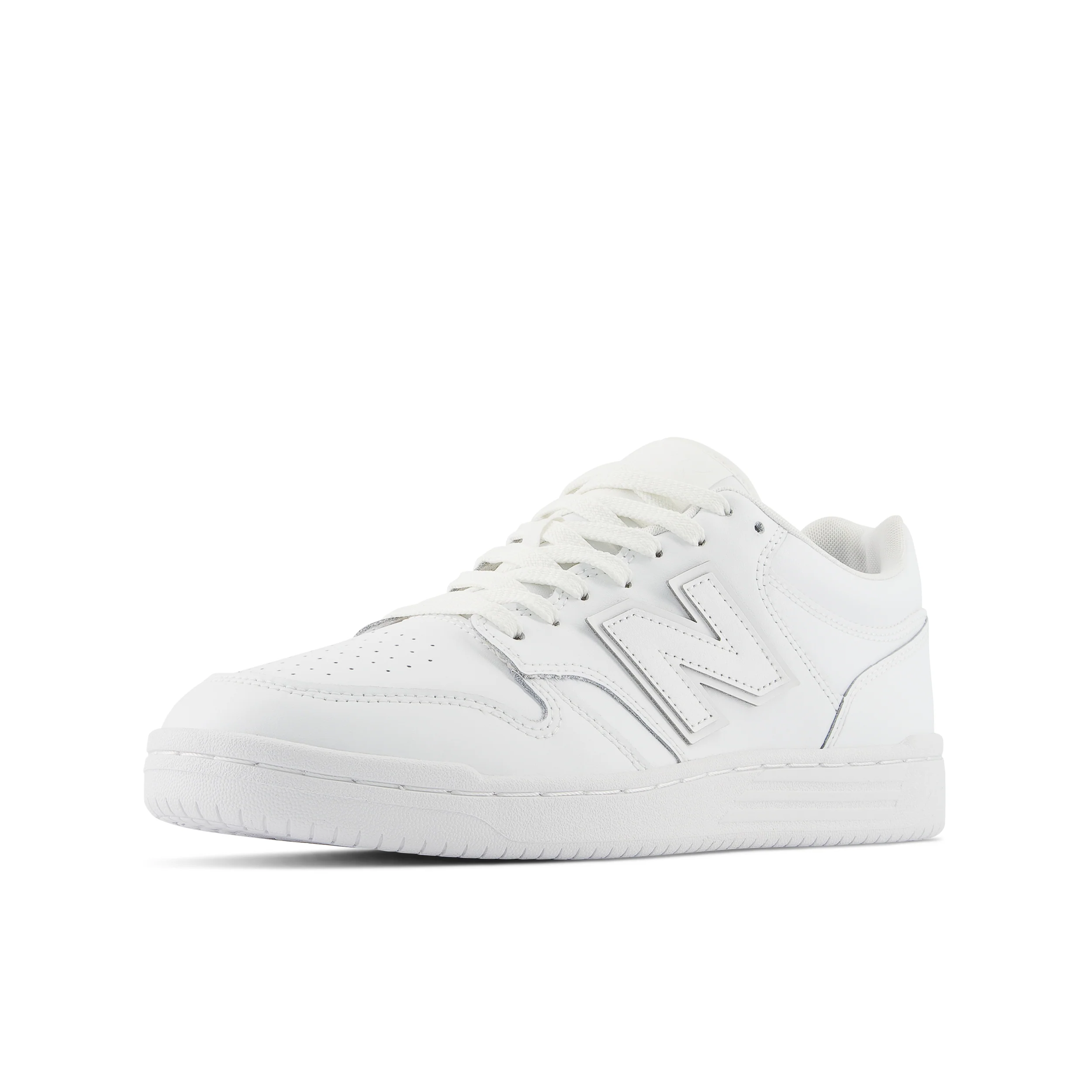 New Balance Unisex 480 Shoes White BB480L3W - Image 4