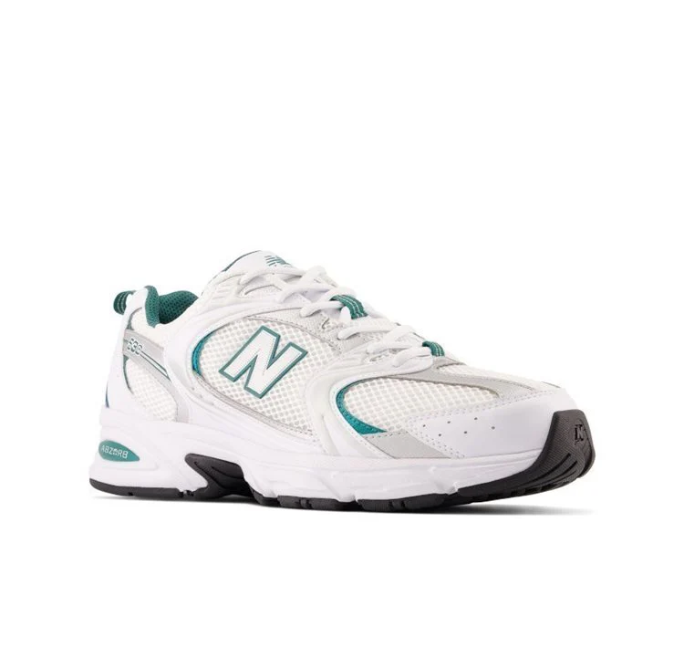 New Balance Unisex Shoes White/Green MR530AB - Image 4