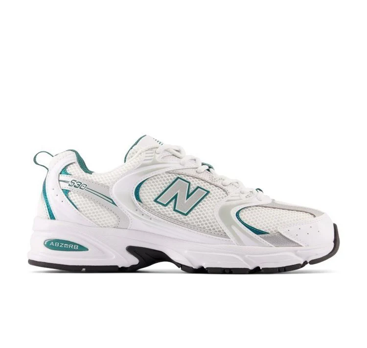 New Balance Unisex Shoes White/Green MR530AB - Image 6
