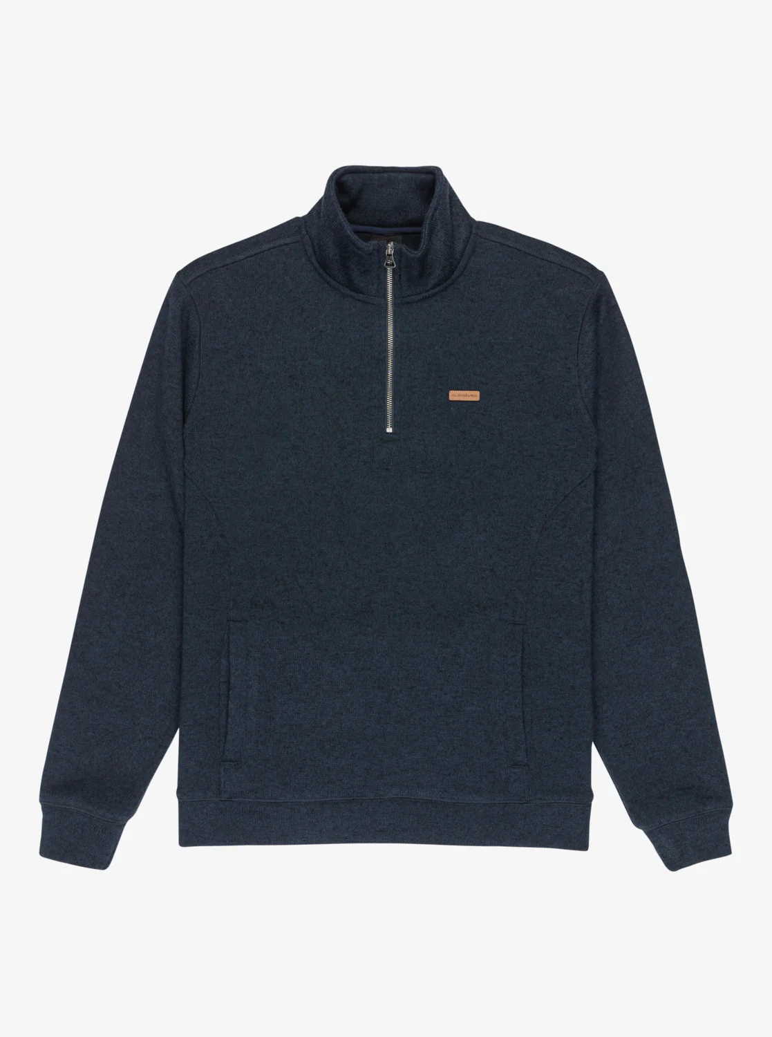 Quiksilver Men's Keller Quarter Zip Fleece Dark Navy Heather EQYFT05114-KTPH - Image 4