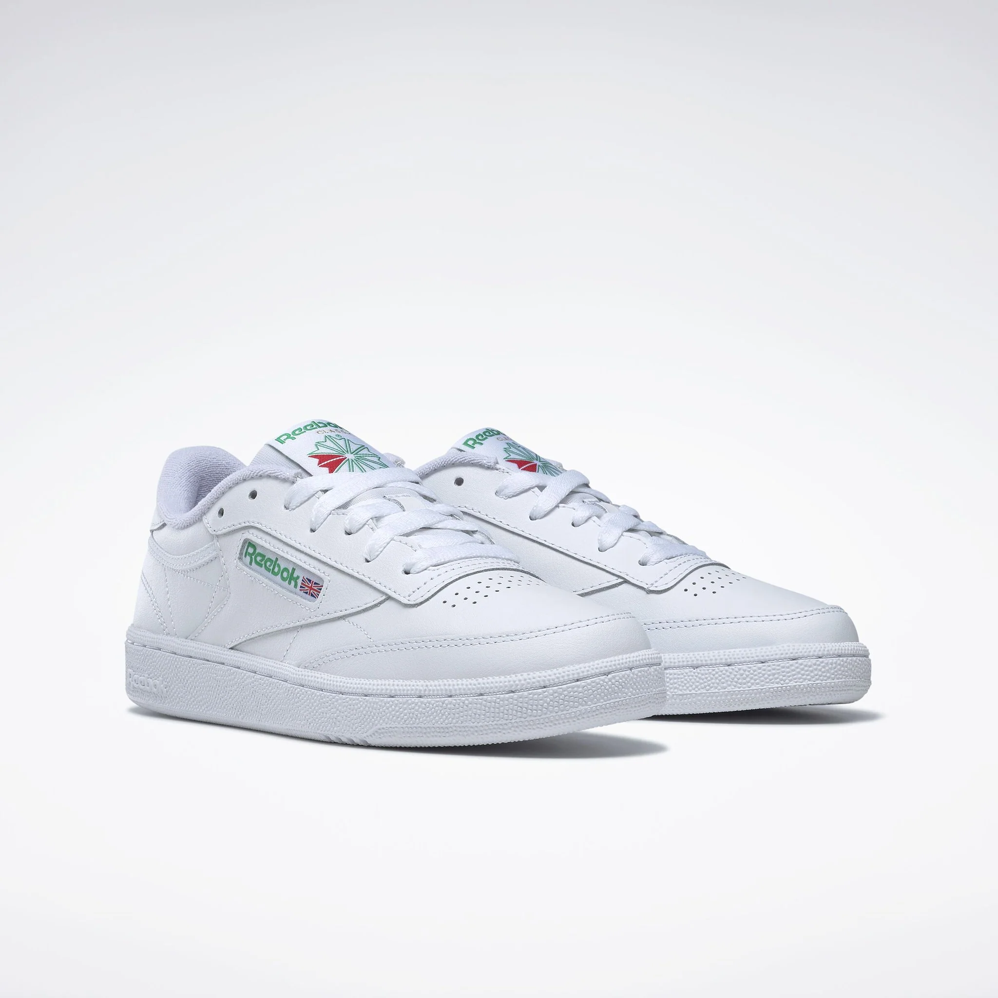 Reebok Women's Club C 85 Shoes Cloud White/Cloud White/Gold Metallic 100033933 - Image 3