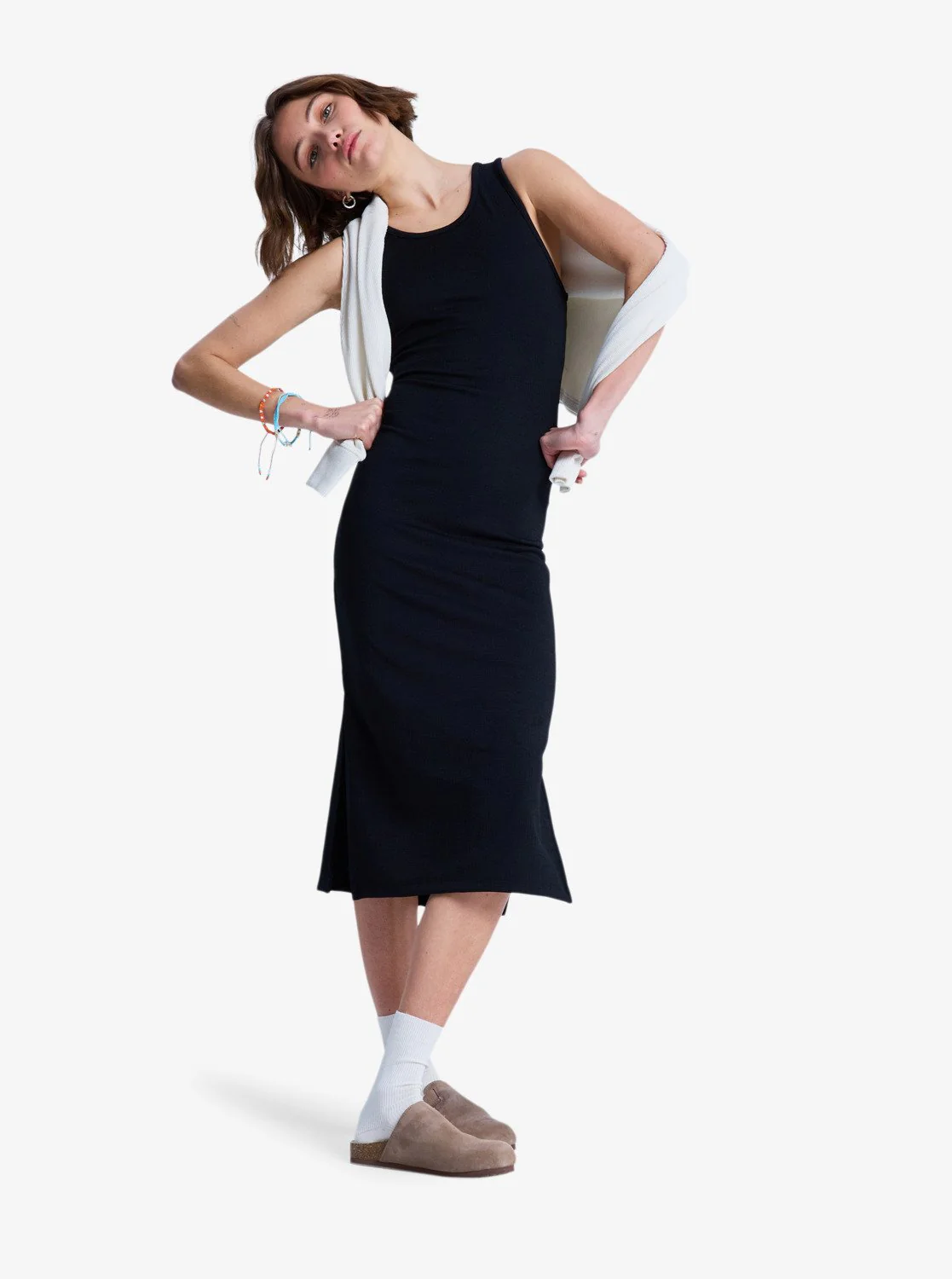 Roxy Women's Good Keepsake Midi Dress Anthracite ERJKD03442-KVJ0 - Image 3