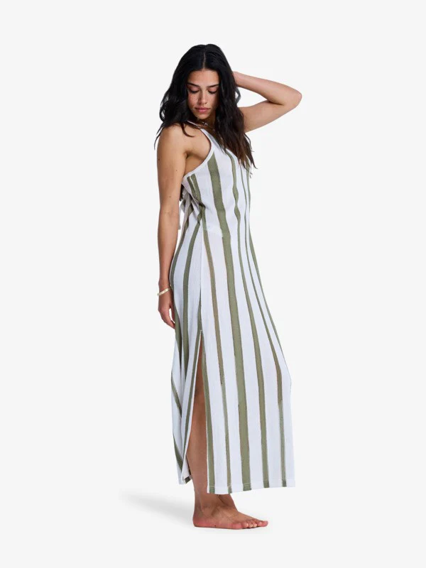 Roxy Women's Nalu Sunset Dress Oil Green ERJX603502-GLD0 - Image 4