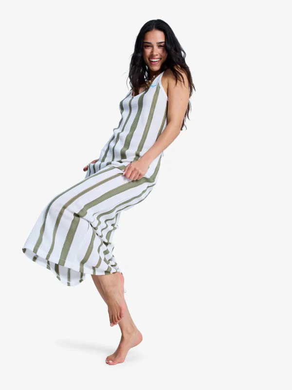 Roxy Women's Nalu Sunset Dress Oil Green ERJX603502-GLD0 - Image 6