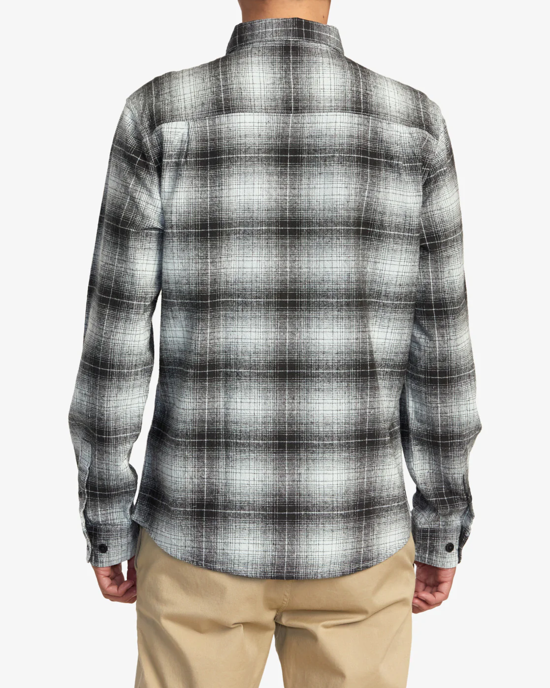RVCA Vesuvio Flannel Shirt Green Tea F1SHRTRVF2-0134 - Image 4