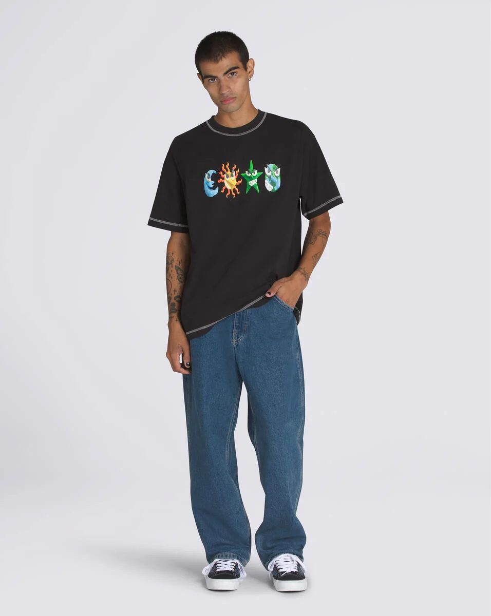 Vans Men's Skate Check-5 Loose Denim Pants Vintage Indigo VN000KXMAHU - Image 4