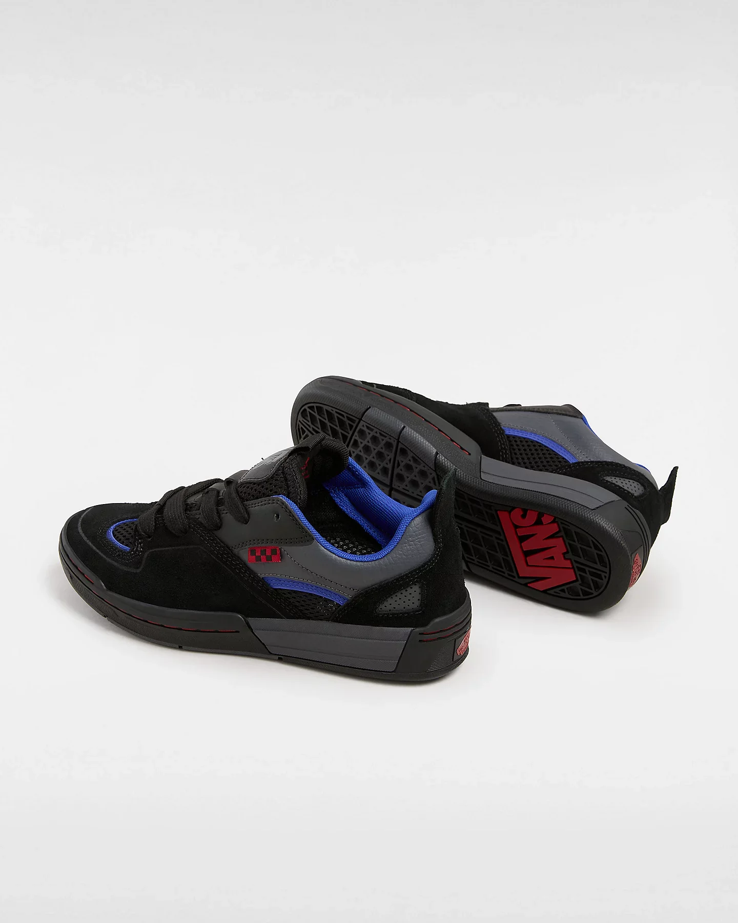 Vans Men's Skate Mixxa Shoes Athletic Black/Grey VN000CUYN42 - Image 3