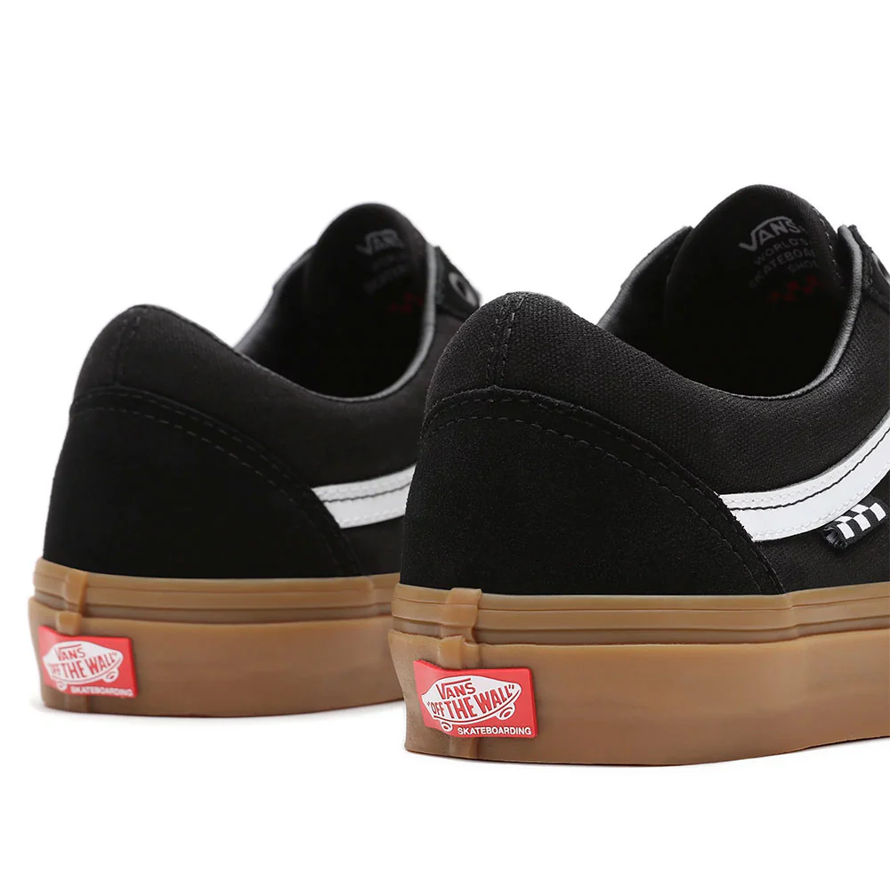 Vans Skate Old Skool Shoes Black/Gum VN0A5FCBB9M - Image 4