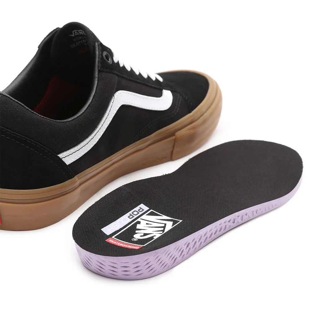 Vans Skate Old Skool Shoes Black/Gum VN0A5FCBB9M - Image 6