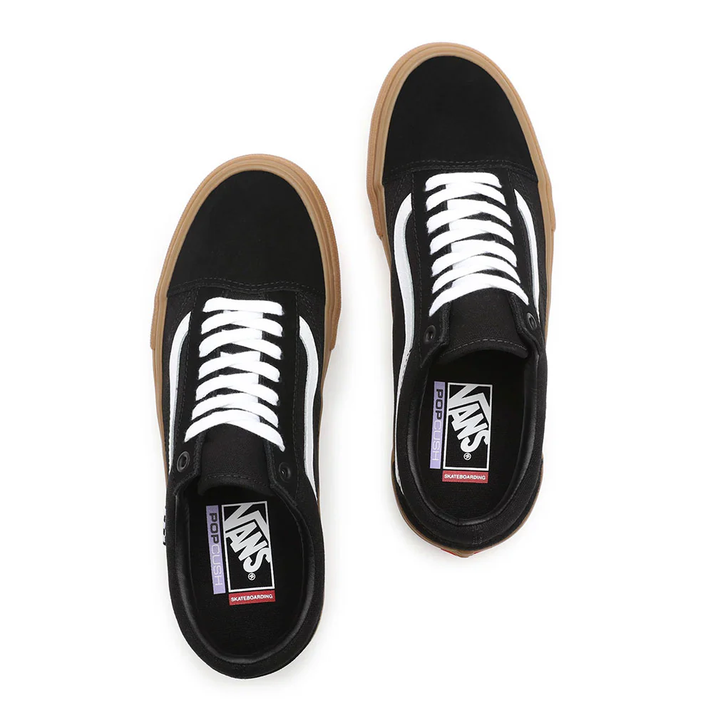 Vans Skate Old Skool Shoes Black/Gum VN0A5FCBB9M - Image 9