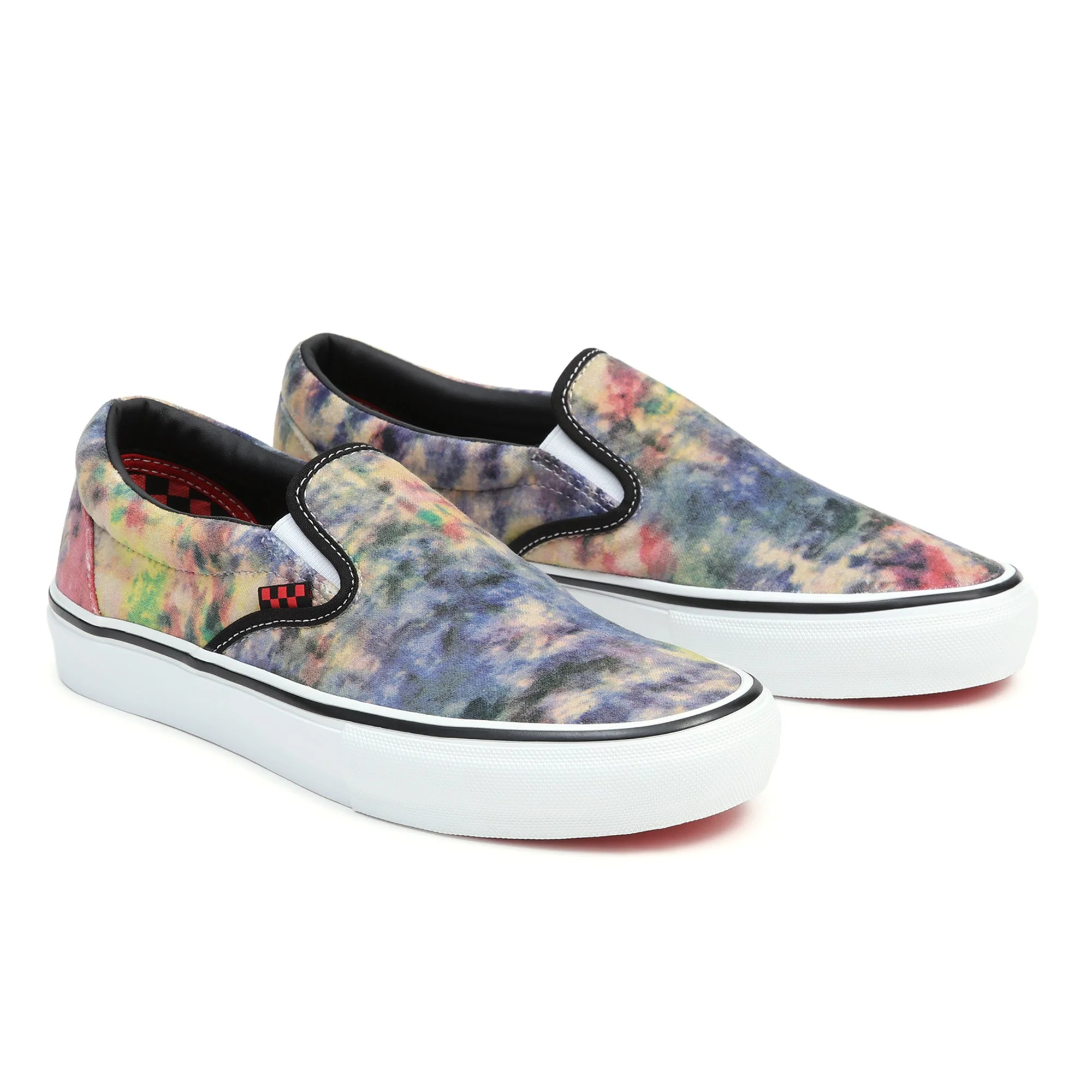 Vans Skate Slip-On Shoes Tie-Dye Terry Black/Multi VN0A5FCABML - Image 3