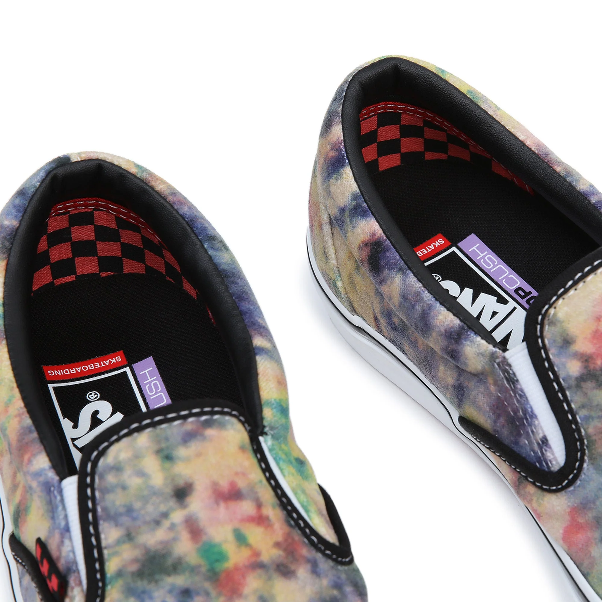 Vans Skate Slip-On Shoes Tie-Dye Terry Black/Multi VN0A5FCABML - Image 6
