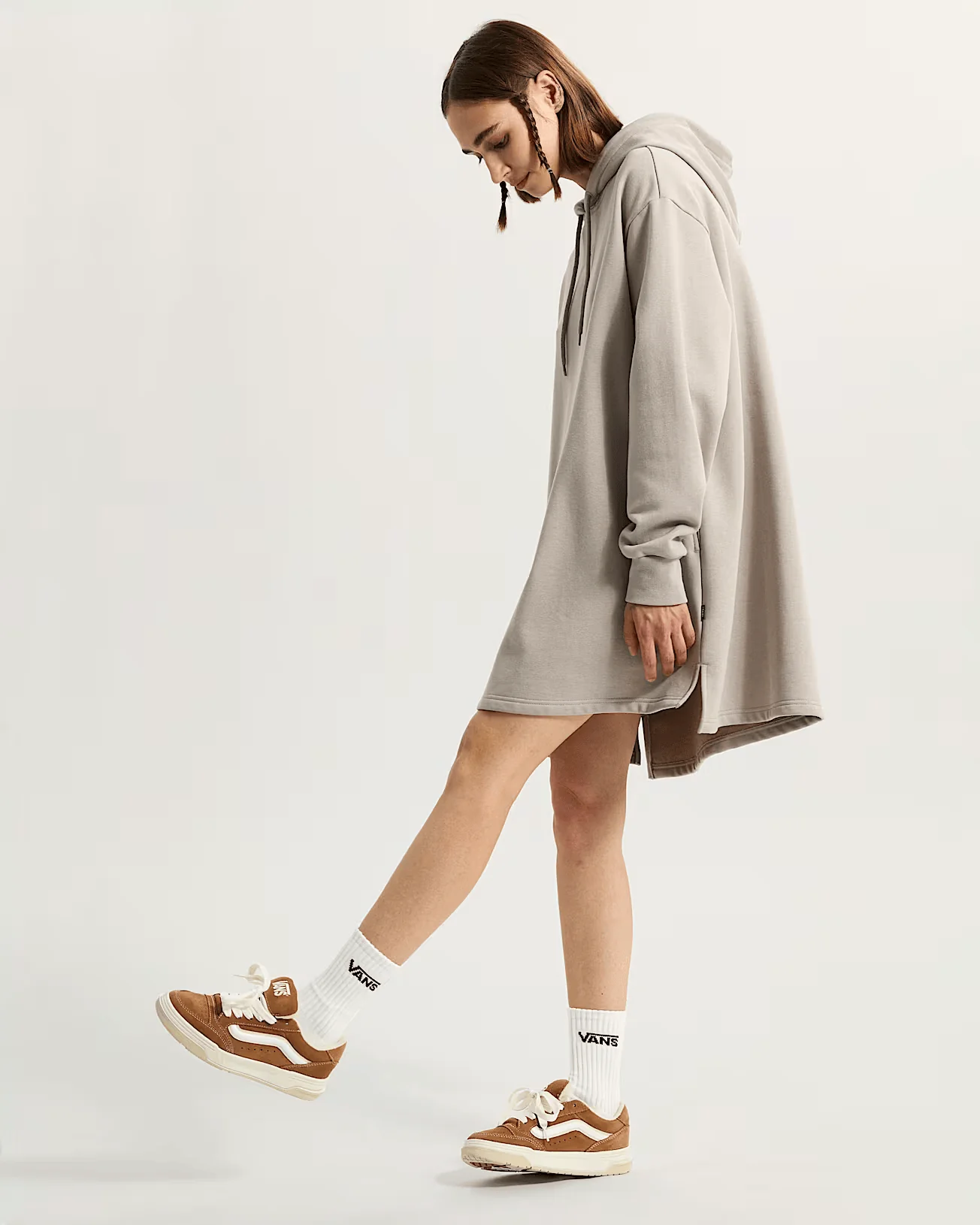 Vans Women's Fleece Dress Mushroom VN000RD27D6 - Image 3