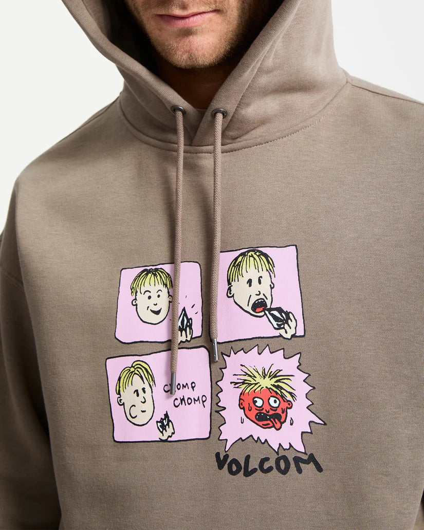 Volcom Men's Chomp Chomp Hoodie Brindle A4132508-BNL - Image 3