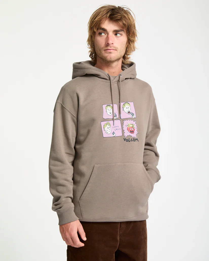 Volcom Men's Chomp Chomp Hoodie Brindle A4132508-BNL - Image 5