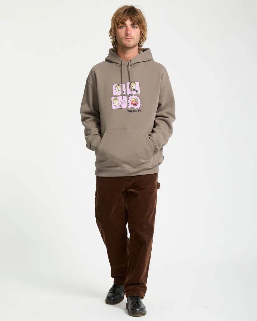 Volcom Men's Chomp Chomp Hoodie Brindle A4132508-BNL - Image 6