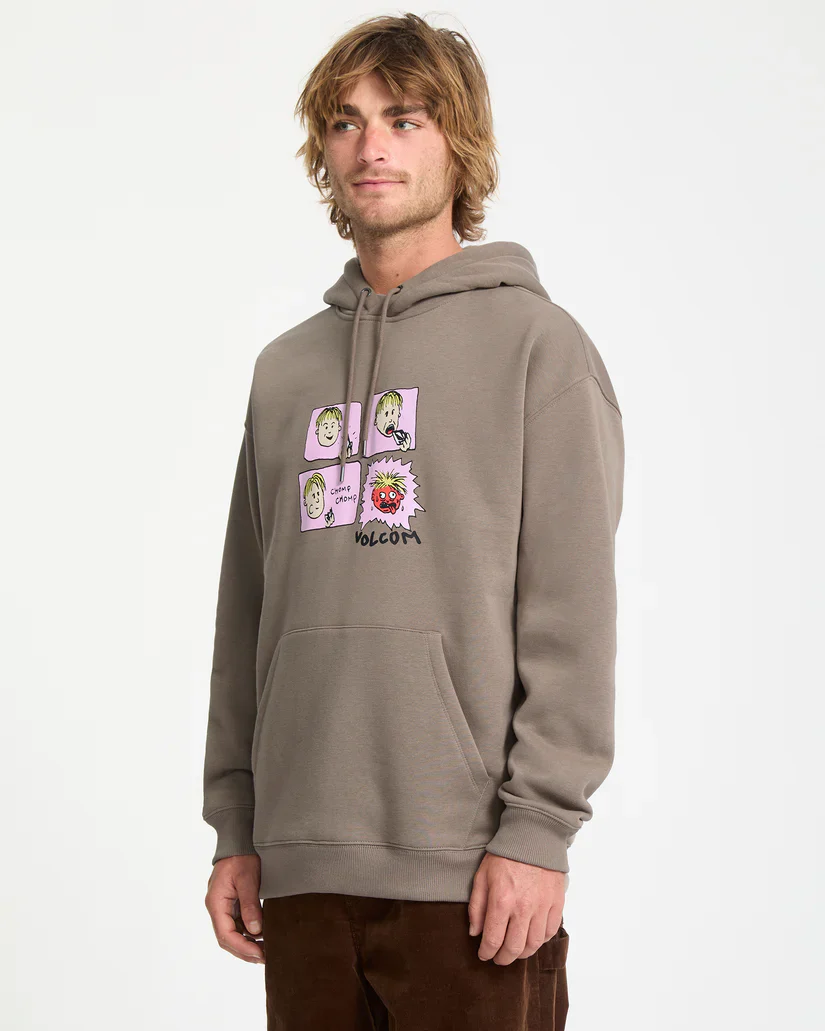 Volcom Men's Chomp Chomp Hoodie Brindle A4132508-BNL - Image 7