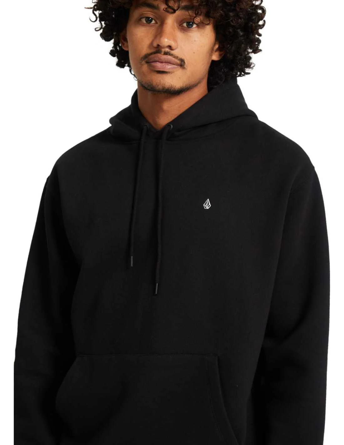 Volcom Men's Single Stone Hoodie Black A4112514-BLK - Image 4