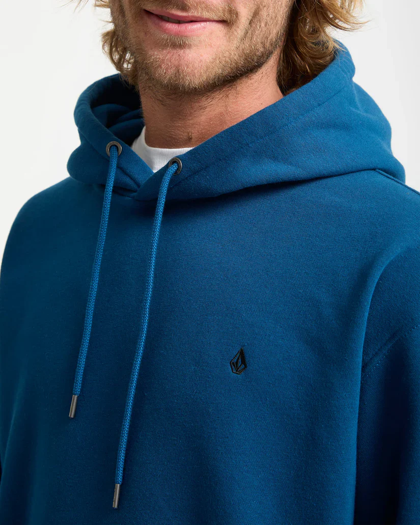 Volcom Men's Single Stone Hoodie Cosmic Blue A4112514-COS - Image 3
