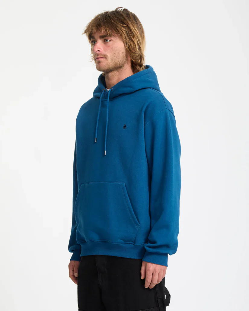Volcom Men's Single Stone Hoodie Cosmic Blue A4112514-COS - Image 6