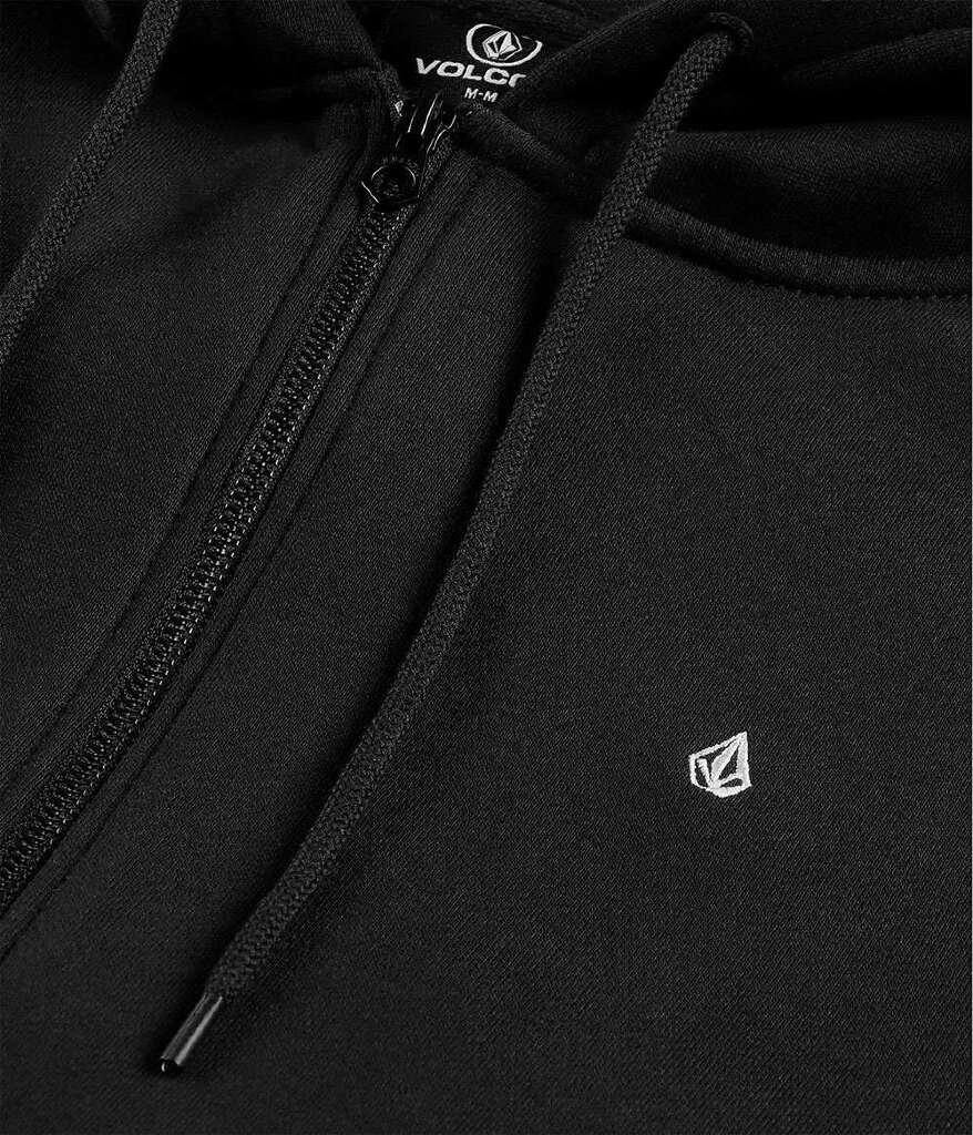 Volcom Men's Single Stone Zip Hoodie Black A4832500-BLK - Image 6