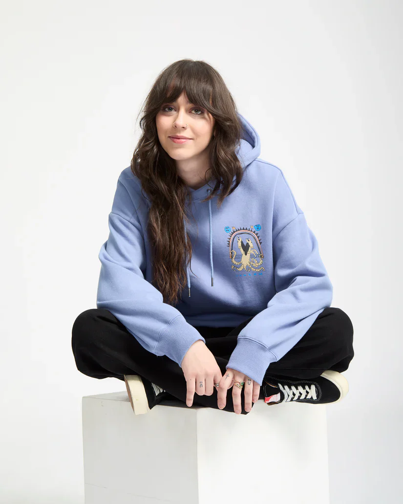 Volcom Women's Moove On Hoodie Carolina Blue B4132508-CNA - Image 5