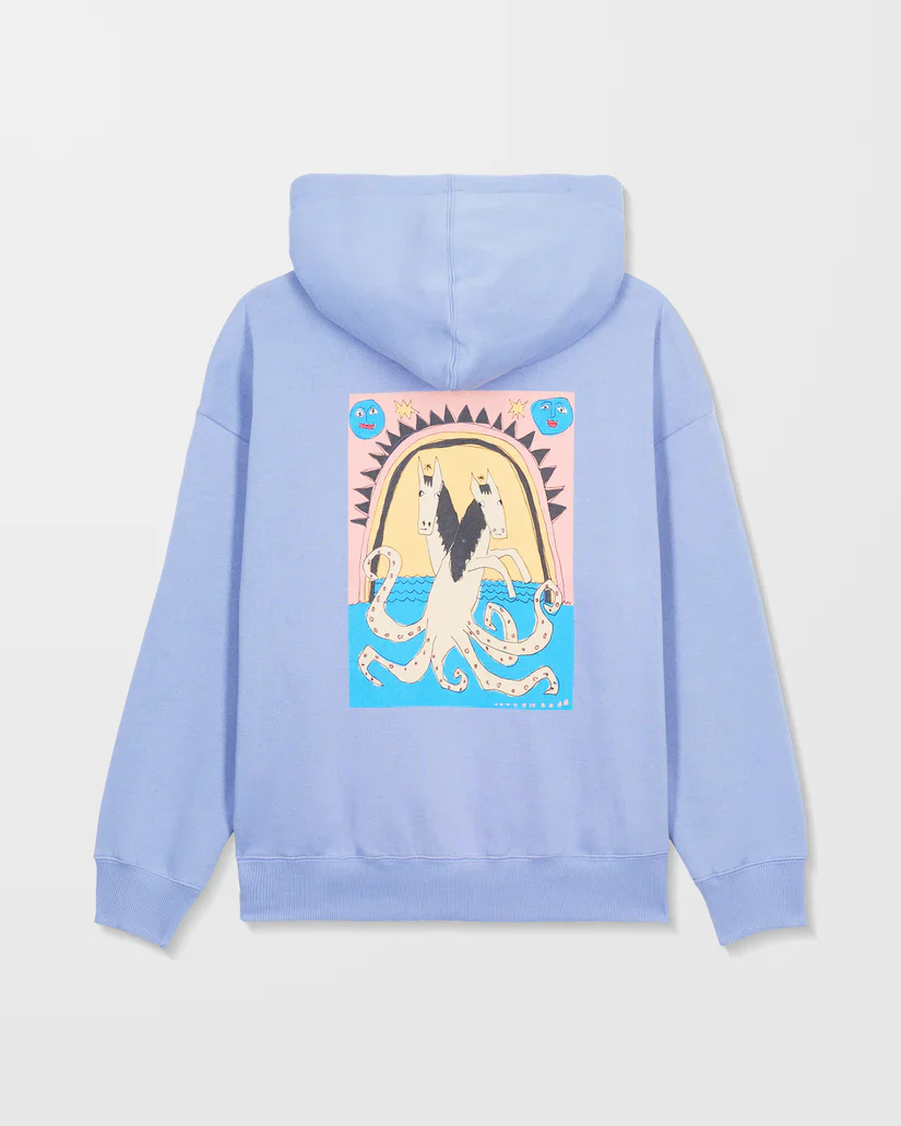 Volcom Women's Moove On Hoodie Carolina Blue B4132508-CNA - Image 9