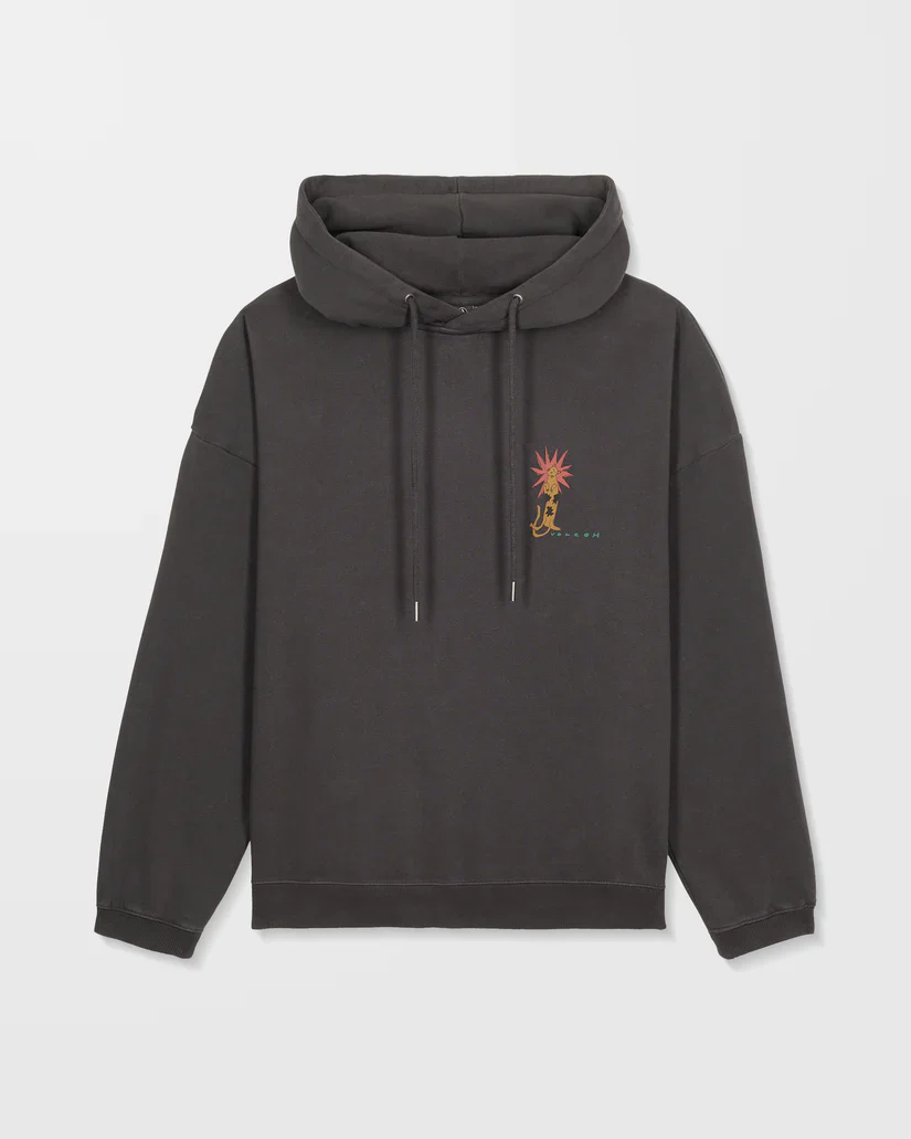 Volcom Women's Radical Daze Hoodie Black B4132509-BLK - Image 11