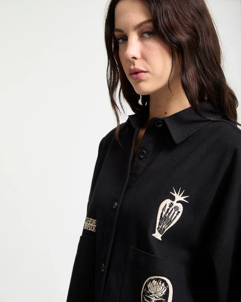 Volcom Women's Vaderetro Dress Black B1332511-BLK - Image 3