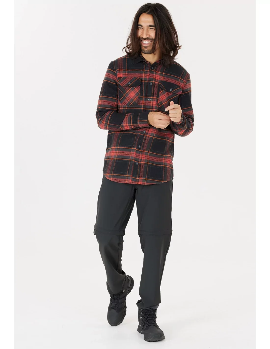 Whistler Men's Gerd Outdoor Zip Off Pants Asphalt W222180-1051 - Image 4